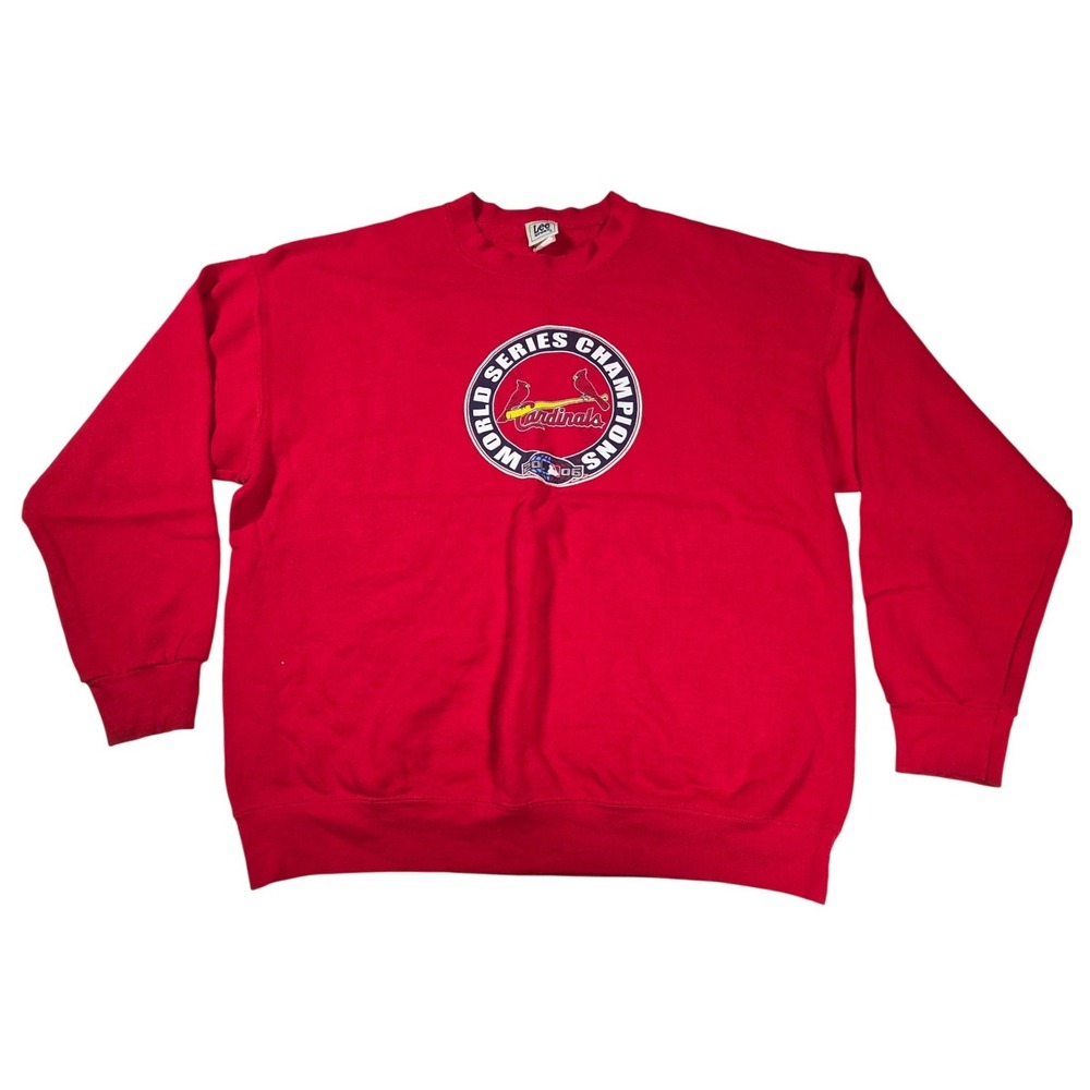 Lee Sport St Louis Cardinals 2006 World Series Champions Roster Sweatshirt XL